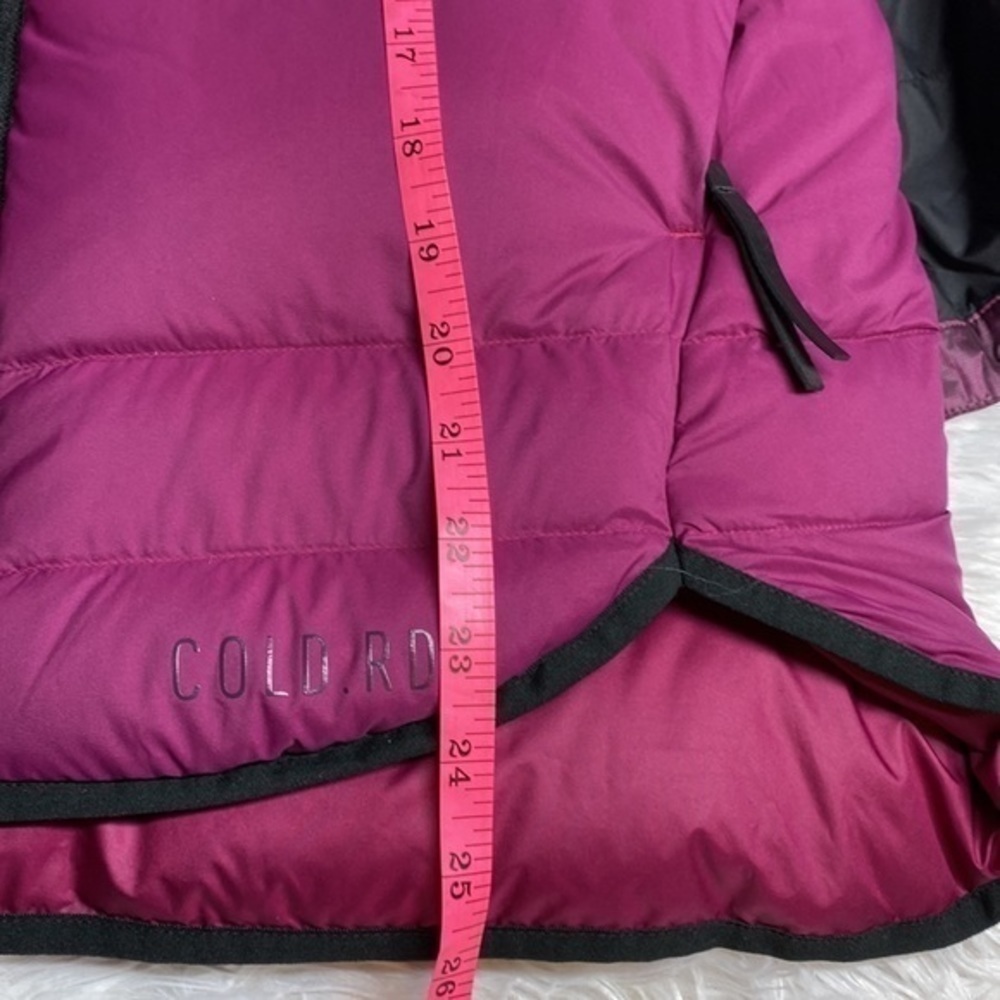 Adidas W down vest C.R. in power berry size small NWT - Picture 9 of 16